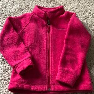 4t pink Columbia fleece